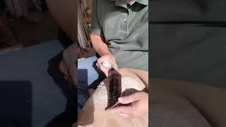 knapping a preform