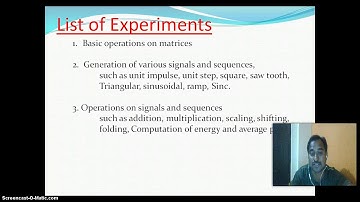 Introduction for Signals & Systems Lab