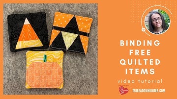 Finishing quilts without binding video tutorial