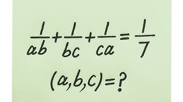 Solving a "Harvard University" Entrance Exam Question l a=?,b=?,c=?