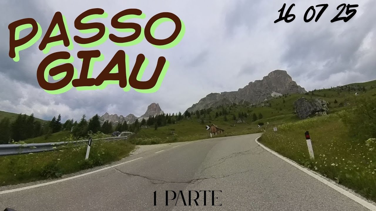16 07 25 Passo Giau (1° parte) con la Ducati Supersport 950 S