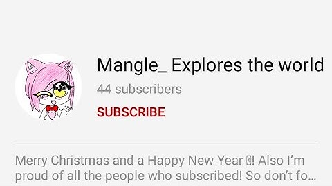 Mangle_ Explores the world || made this amazing intro for me! | READ DESC.