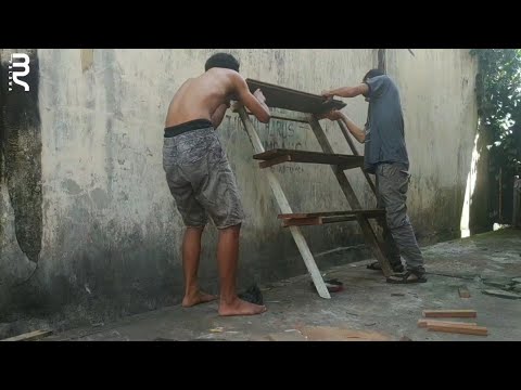  Membuat  Rak  Pot Bunga  dari  Kayu  Bekas YouTube