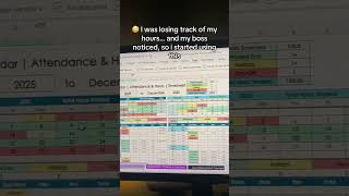 My Calendar Productivity Routine! 📅 How I Organize My Work Hours 🚀 #productivity #routine #shorts