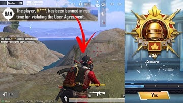 Cheater Live Ban In Conqueror Lobby😂 - SAMSUNG A3,A5,A7,J2,J5, J7,S5,S6,S7,S9,A10, A20,A30,A50