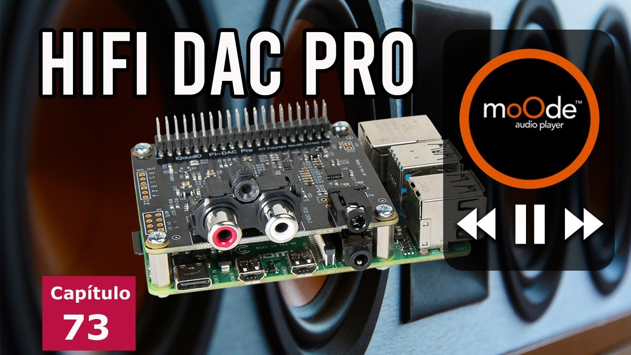 Raspberry Pi HiFi audio con IQaudio DAC Pro. Instalamos Moode y conectamos  Spotify por Bluetooth 