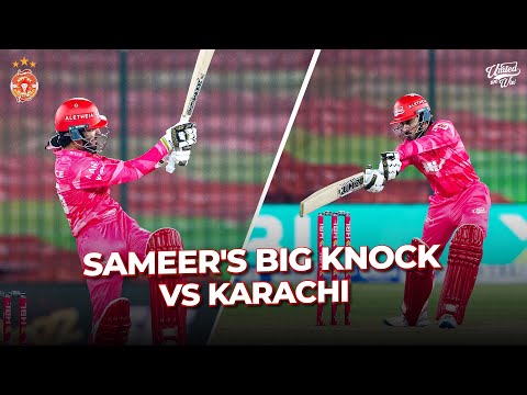 58 Runs of Pure Class! Sameer Minhas Takes On Karachi Kings.