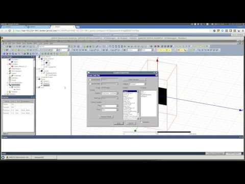 Interactive ANSYS HFSS Workflow on Nimbix