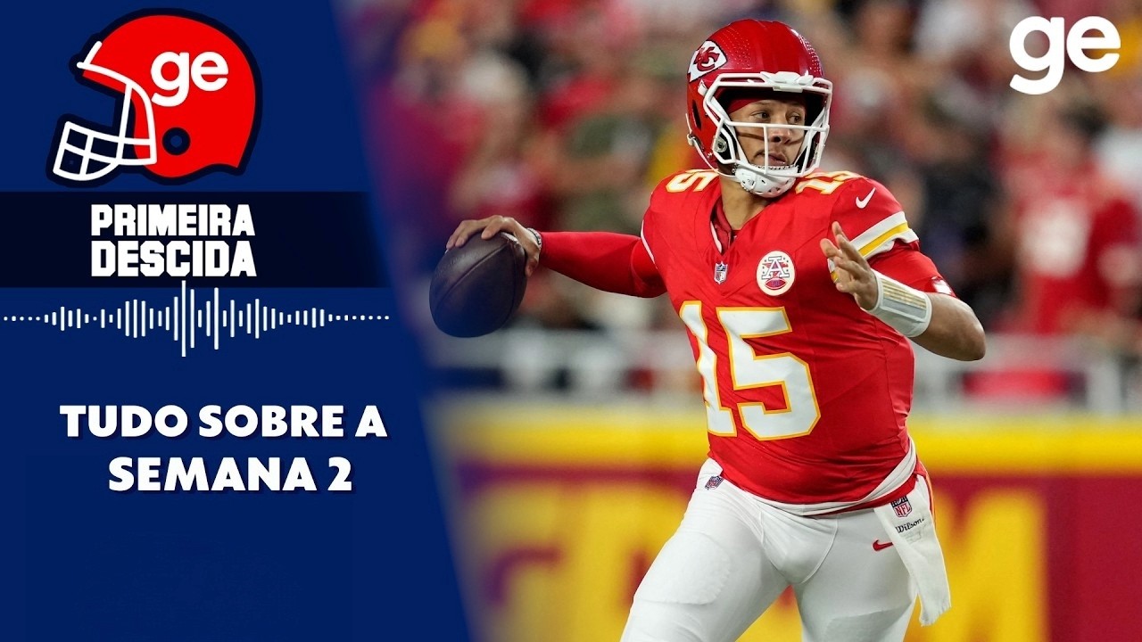 PRIMEIRA DESCIDA ANALISA A SEMANA DOIS DA NFL! #podcast | ge.globo