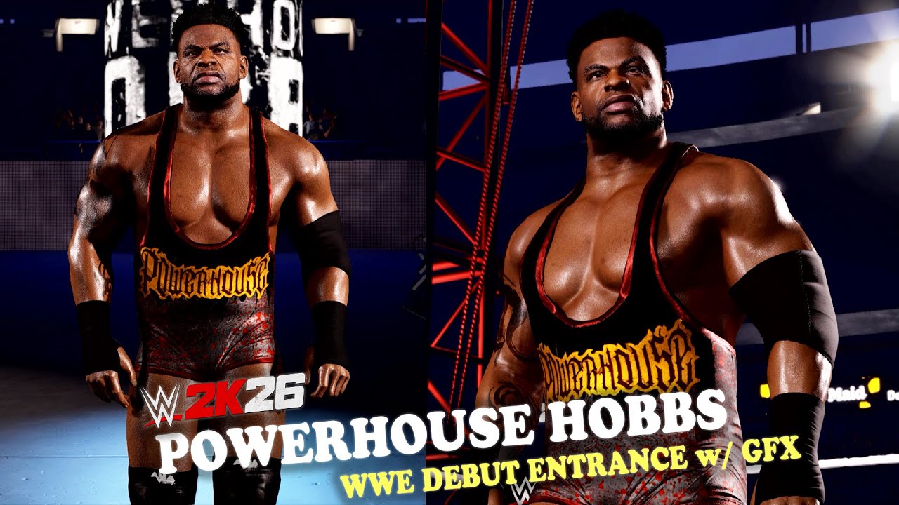 DLC для WWE 2K26 || Дебютный выход Powerhouse Hobbs/Royce Keys на RR'26 с новой графикой и музыка...