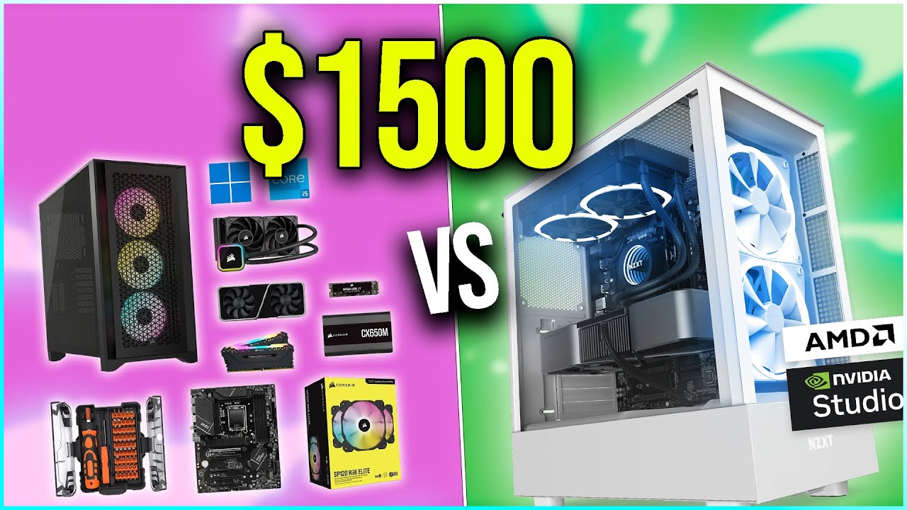 Gaming PC Build VS Prebuilt 1500 Budget 💸 YouTube