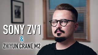 Best Gimbal For SONY ZV1?  ZHIYUN CRANE M2!  / Tutorial