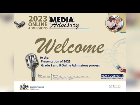 PRESENTATION OF 2023 GRADE 1 AND 8 ONLINE ADMISSIONS PROCESS