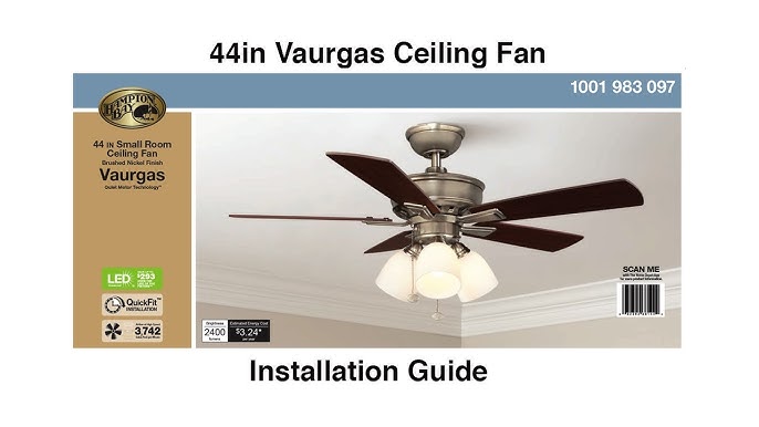 How To Install The Hampton Bay 4 Light Universal Ceiling Fan Kit You Light Universal Ceiling Fan Kit, Can You Add A Light To Any Ceiling Fan