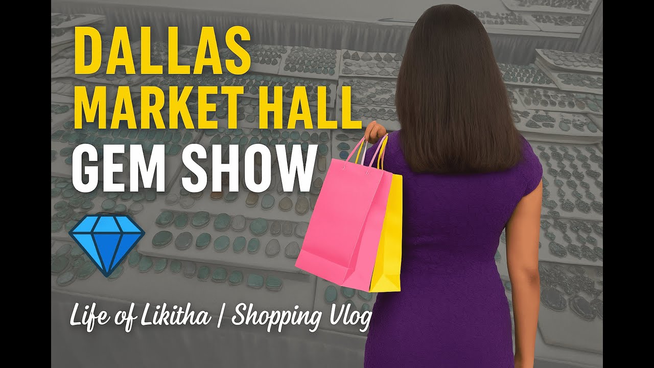 A Day in Dallas 💎 | Exploring the Market Hall Gem Show - YouTube