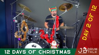 12 Days of Christmas Drumming (Day 2-12) | JBDT Drum Cover