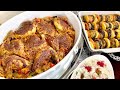 دجاج مشوي بالقدر طعم وريحه خيال وخضار مشوية بالفرن