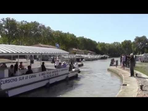 Le canal du Midi à Carcassonne.