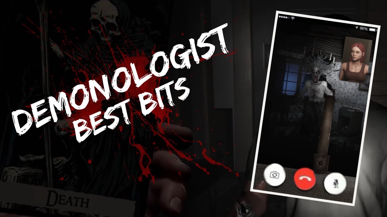 DEMONOLOGIST JUMP SCARE/FUNNY MOMENTS COMPILATION! Prt 1 @.AyoItsLani