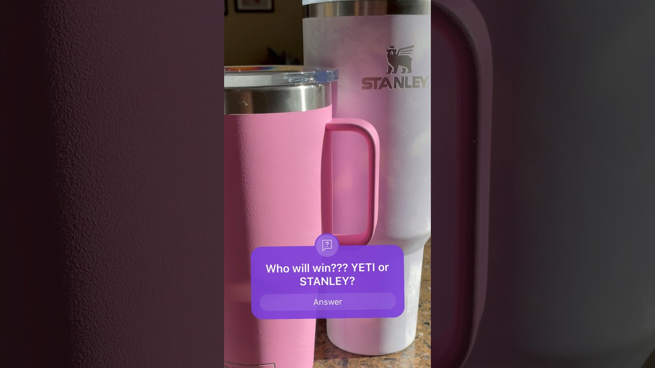 Yeti VS. Stanley 🥤Who do you think will win? Link in bio to shop