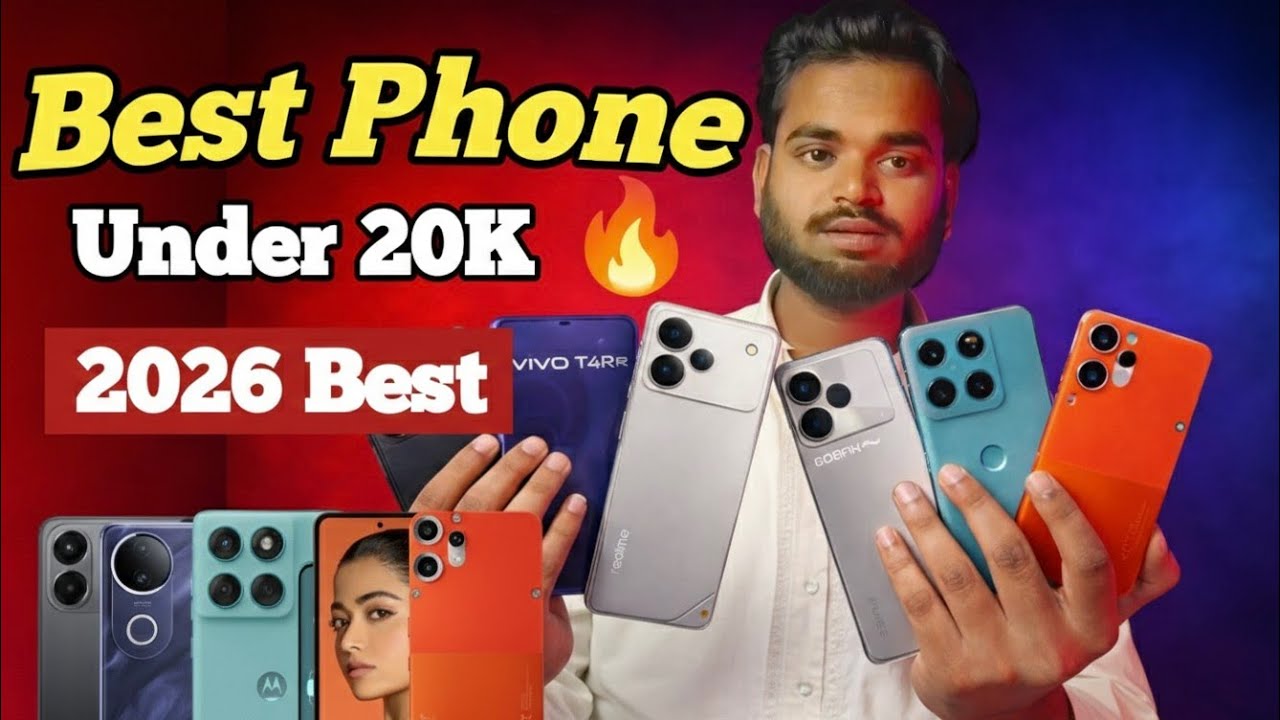 Best Smartphones Under ₹20000 in 2026 ⚡ Top 5 Best 5G Phones Under 20K ...