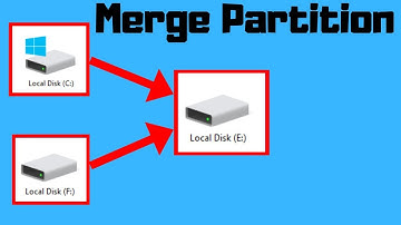 Merge Partition  On Windows 7 , 8 , 10