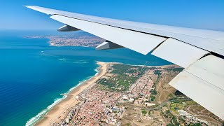 PERFECT Landing - EuroAtlantic Boeing 777-243ER Landing Lisbon Portugal - CS-TSW