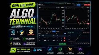 Selling Source Code | Algo Trading Terminal | React JS + FastAPI