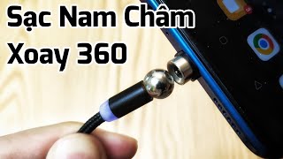 Sạc nam châm TopK xoay 360 trên Lazada : Tưởng Như Nào !!!