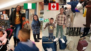 TRAVELLING FROM NIGERIA 🇳🇬 TO Canada 🇨🇦 ALONE WITH 4 KIDS | MY POINT OF ENTRY EXPERIENCE