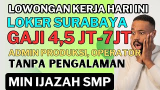 🤑 LOKER GAJI 7 JUTA CUMAN LULUSAN SMP // lowongan kerja hari ini