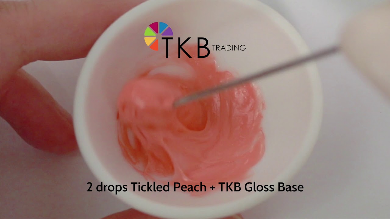 Tickled Peach Lip Liquid + TKB Gloss Base