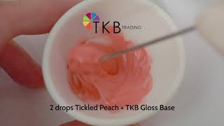 Tickled Peach Lip Liquid Tkb Gloss Base