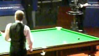 Steve Davis 2010 Retake of Missed Black from 1985