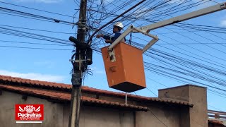Bairro Maria Rita recebe nova iluminação pública em led Bairro Maria Rita recebe nova iluminação pública em led