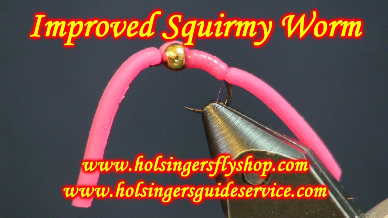 Improved Squirmy Worm, Holsinger's Fly Shop