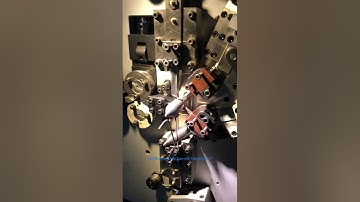 CNC coiling Spring Making Machine 3axis #machinery