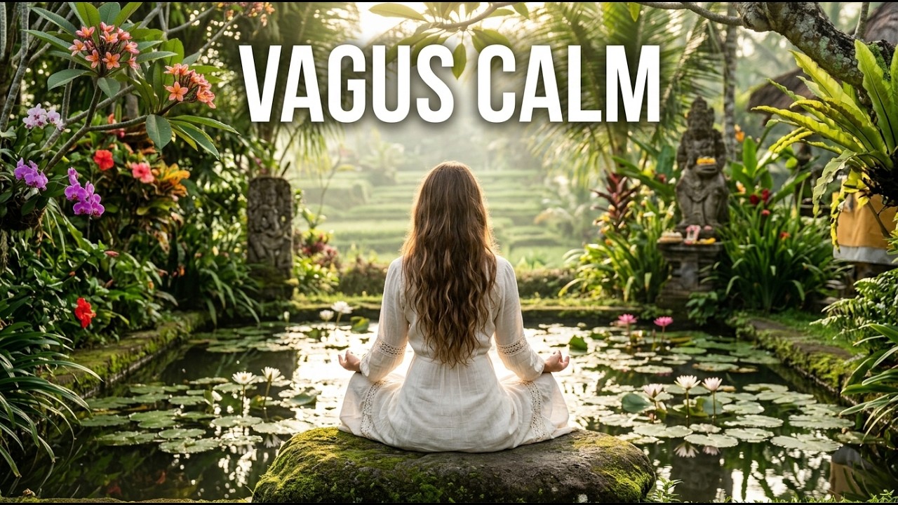 Vagus Nerve Calm | 2 Hour Parasympathetic Activation Music to Flush Stress Hormones (4K)