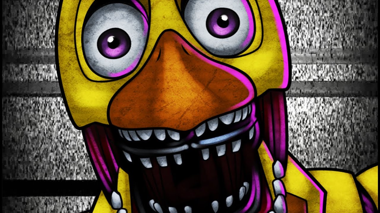 How to Draw Withered Chica the Chicken from Five Nights At Freddy's 3,...