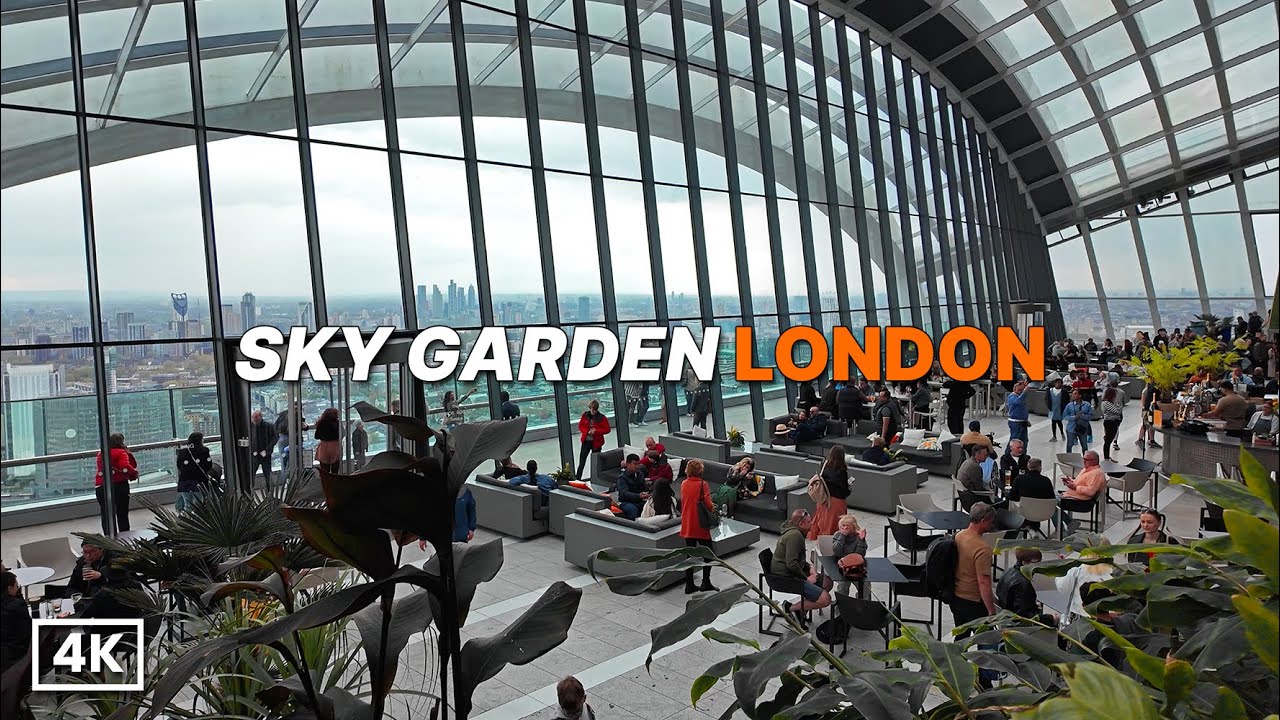 The BEST Free View in London? 😲 Sky Garden Walk with Epic Skyline Views | 4K HDR
