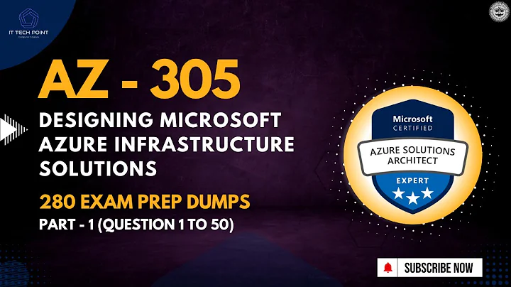 AZ-305 Designing Microsoft Azure Infrastructure Solutions – Practice Questions & Answer | Part 1