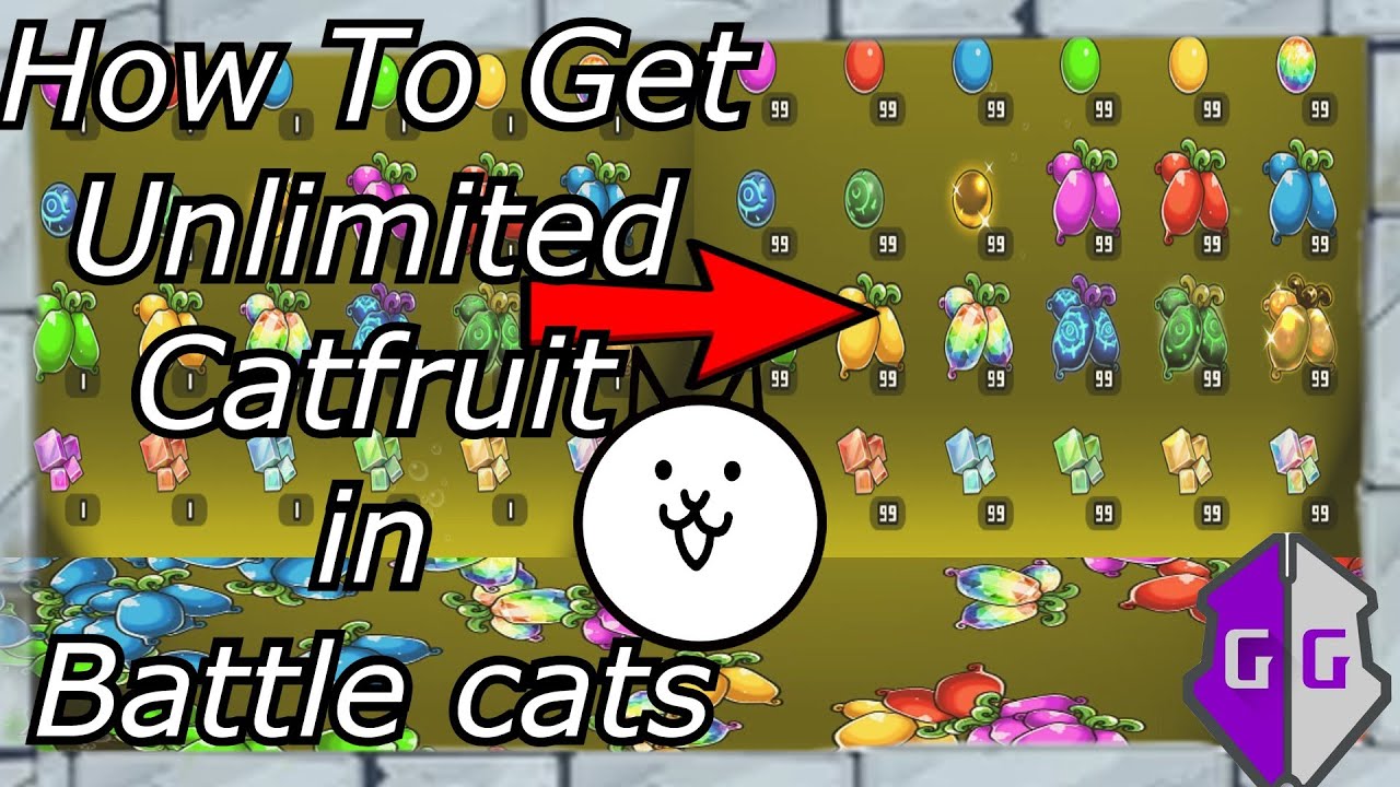 How To Hack Cat fruit In Battle cats! YouTube