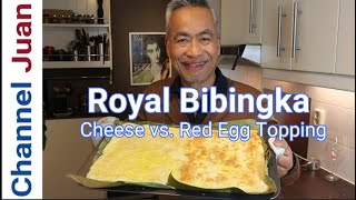 Royal Bibingka: with Cheese vs. with Red Egg