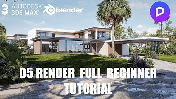 D5 Render - Full Beginner Tutorial And Overview With Blender