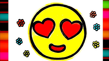 Emoji Drawing, Coloring and Painting for kid