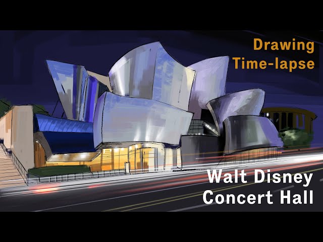 Walt Disney Concert Hall L.A. by BluPaint on DeviantArt