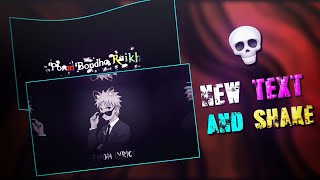 New Tiktok Trending Text And Viral Shake Effect Xml || Attitude Lyrics Vedio | Emon Editz