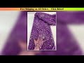 5 Yards Latest African Lace Fabric, Luxury French Sequins, Mesh Lace Fabric, High-end Handmade