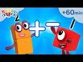 Aprenda Adição e Subtração com os Numberblocks! 🎉 | Episódios Completos em Português Brasil