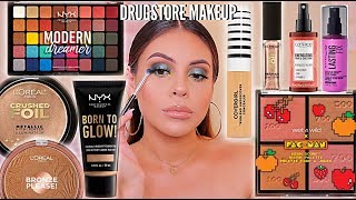 NEW DRUGSTORE MAKEUP TESTED: FULL FACE OF FIRST IMPRESSIONS! HITS + MISSES! | JuicyJas